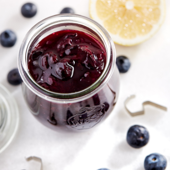 Lemon Blueberry Sauce for Waffles