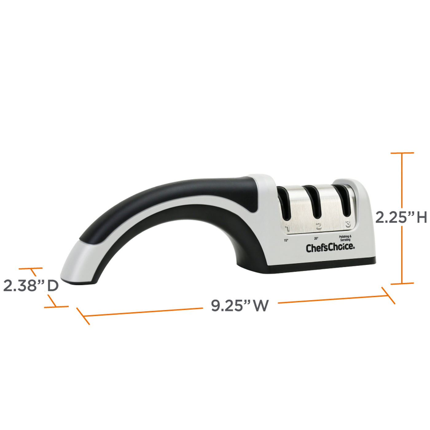 ProSharp 3 Stage Manual Knife Sharpener Diamond Coated Wheel System, Repair  Dull Blades, Restore Polish & Edge Pro Chefs Choice From Yxw104187786,  $8.75