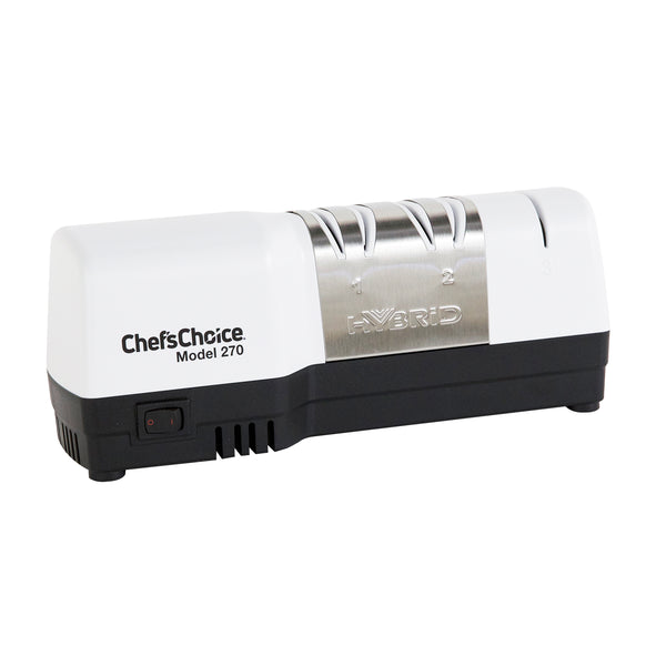 Chef'sChoice 2-Stage Electric Knife Sharpener, White/Orange, D202 