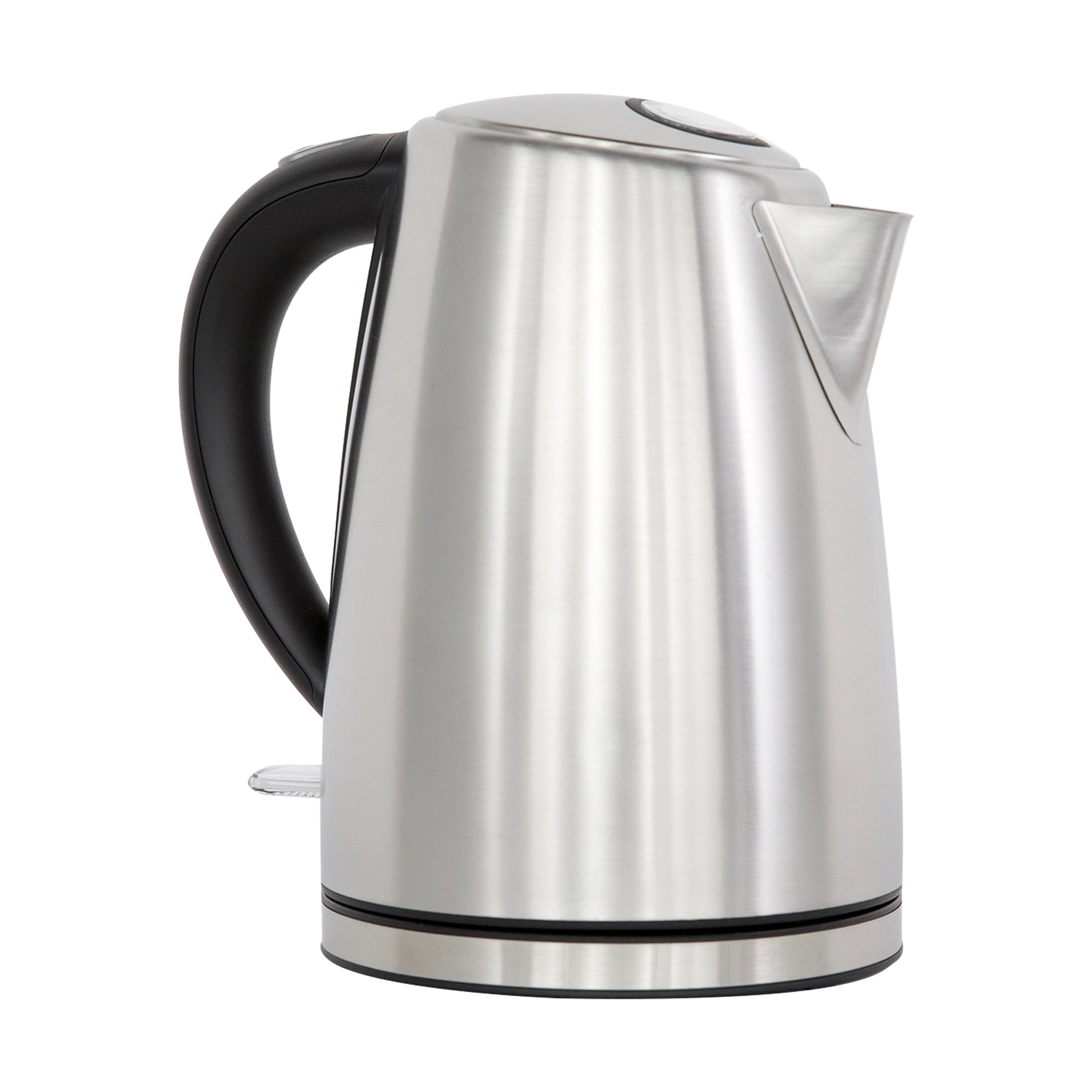 Easily prepare boiling water in minutes with the Chef'sChoice Cordless  Compact Electric Kettle. This lightweight, compact tea kettle features a  one-quart capacity. It's perfect for preparing boiling water for tea,  coffee, hot