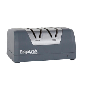 EdgeCraft Rechargeable Two-Stage DC 220 Electric Knife Sharpener, in Ice Gray