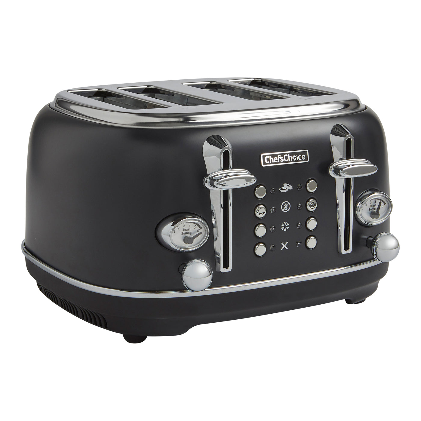 The Chef'sChoice Gourmezza 4 Slice Toaster steps up your style in