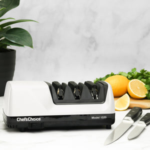 Chef'sChoice Model 1520 Professional Electric Knife Sharpener, White- Lifestyle