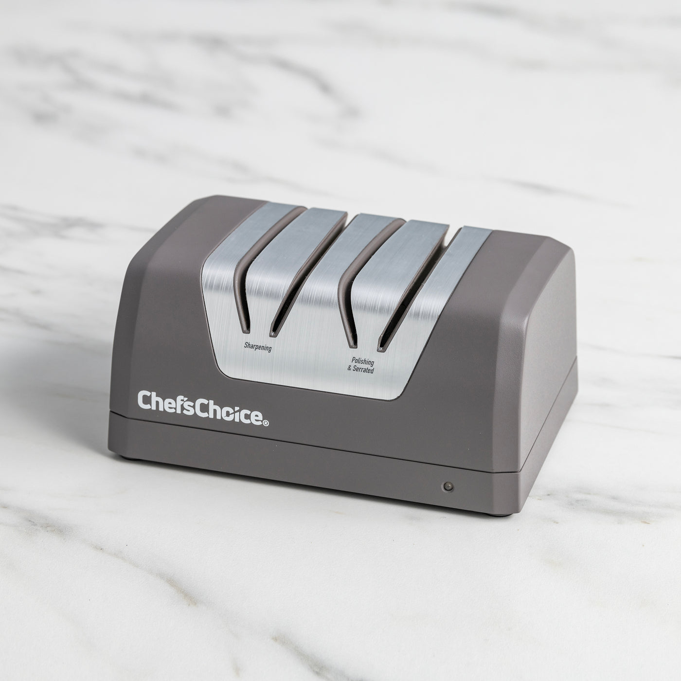 ChefsChoice Model 323 Commercial Electric Knife Sharpener, 2-Stage  20-Degree Dizor, in Gray (0323000)