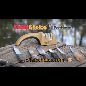 Chef'sChoice Diamond Hone Knife Sharpener — Fishing • Hunting • Serrated —  Model 4635