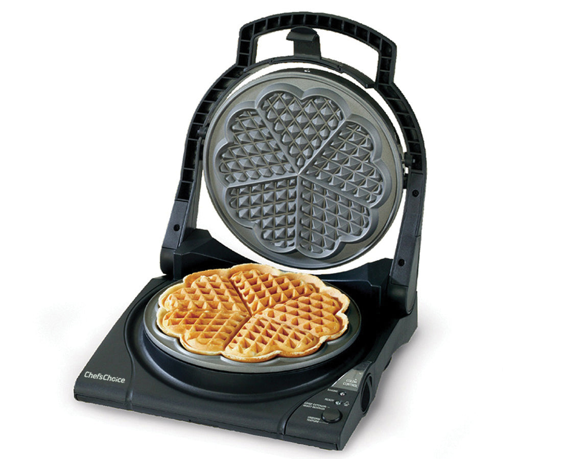 mywaffle Classic Waffle & Chaffle Maker - for Breakfast, Churro, Keto, Belgian and Dessert Waffles - Non-Stick Surface, Extra Deep Plates and Easy