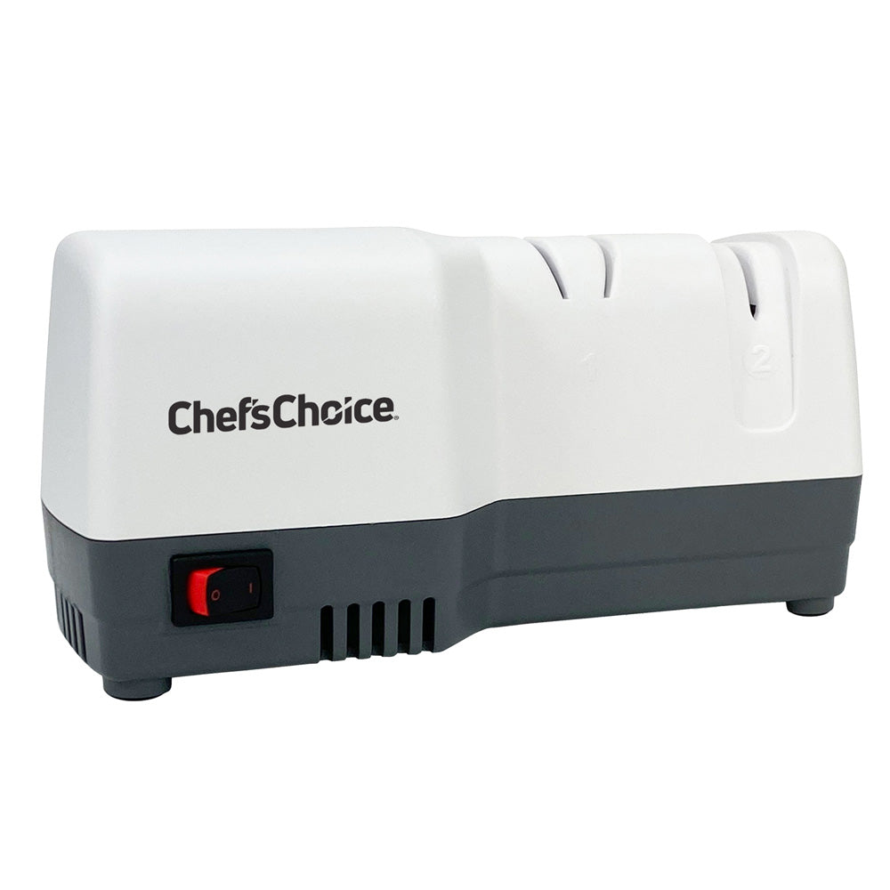 Chef'sChoice 312 UltraHone Professional Electric Knife Sharpener for  20-Degree Straight-Edge and Serrated Knives, 2 Stage, White