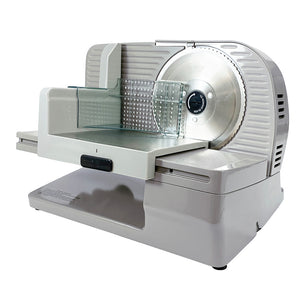 EdgeCraft Model E615 Electric Meat Slicer, 7-Inch Stainless Blade, Adjustable Thickness Control, Silver
